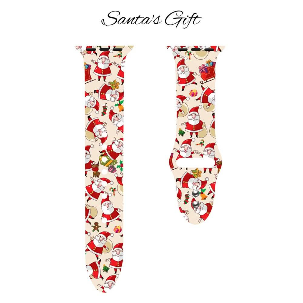 Christmas Silicone Apple Watch Bands - A-1 Thread Vault