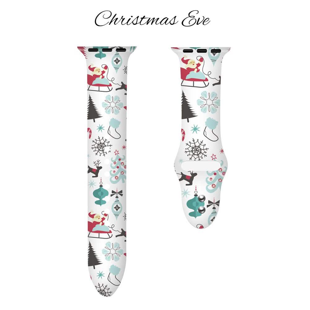 Christmas Silicone Apple Watch Bands - A-1 Thread Vault