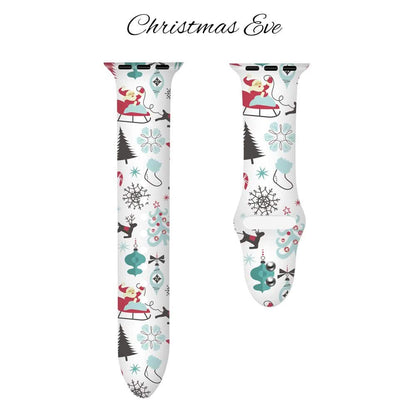 Christmas Silicone Apple Watch Bands - A-1 Thread Vault