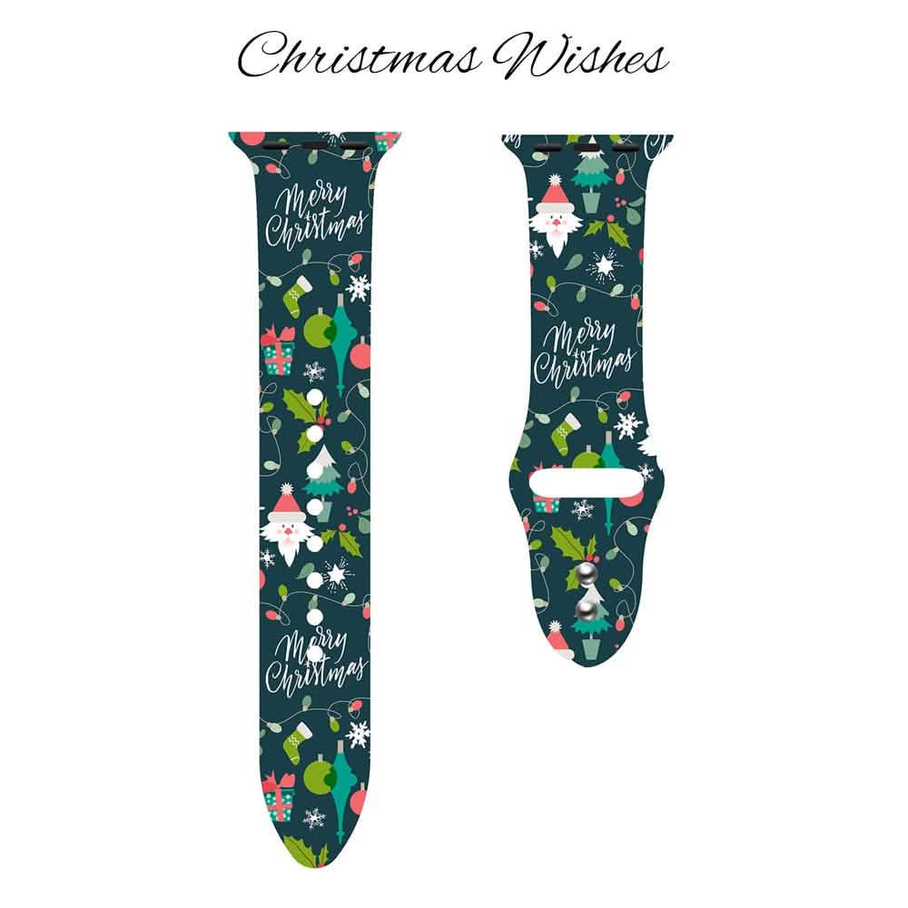 Christmas Silicone Apple Watch Bands - A-1 Thread Vault