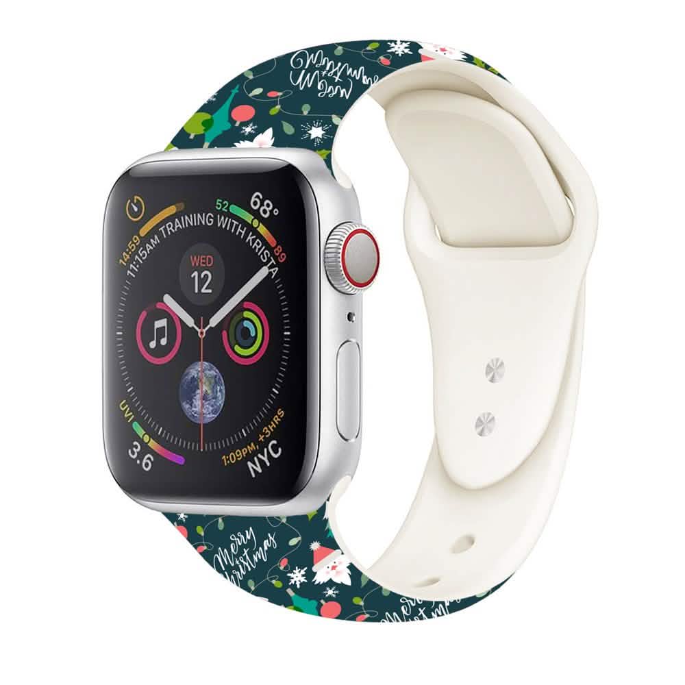 Christmas Silicone Apple Watch Bands - A-1 Thread Vault
