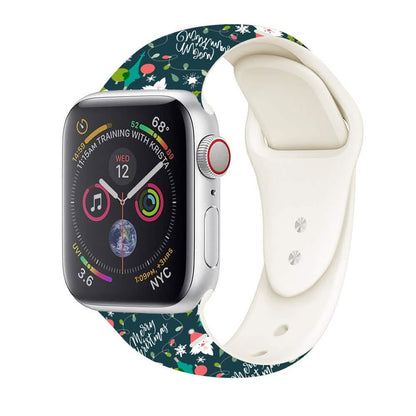 Christmas Silicone Apple Watch Bands - A-1 Thread Vault
