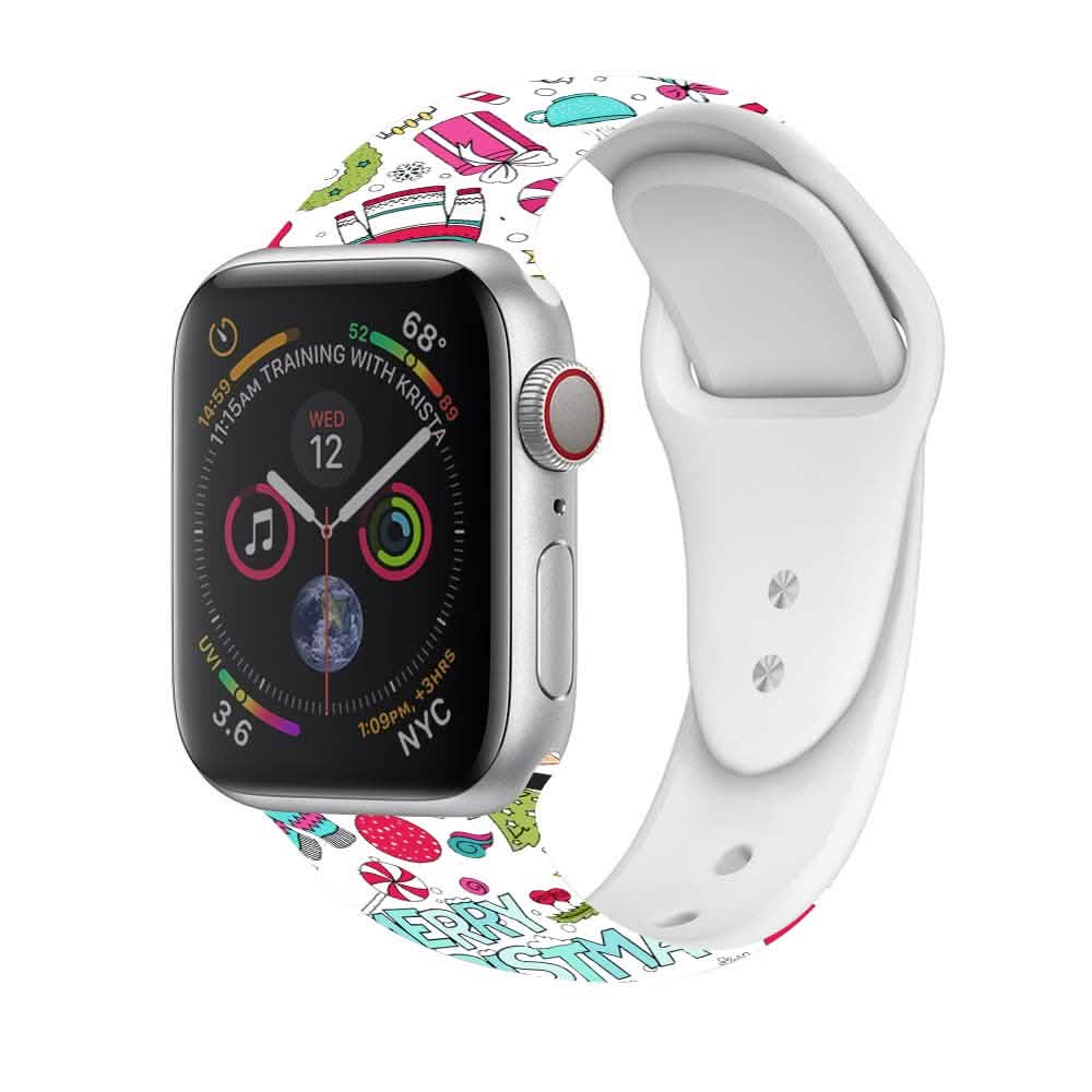 Christmas Silicone Apple Watch Bands - A-1 Thread Vault