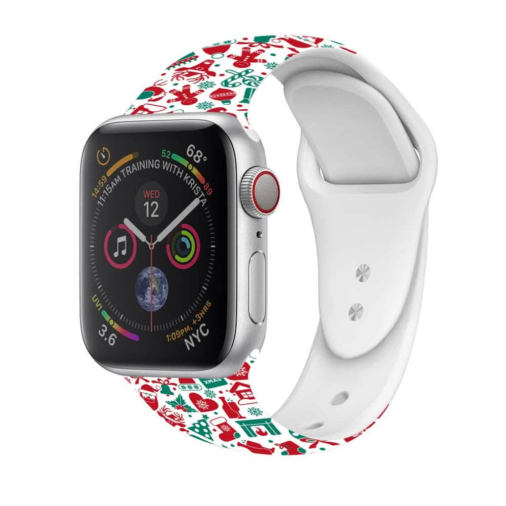 Christmas Silicone Apple Watch Bands - A-1 Thread Vault