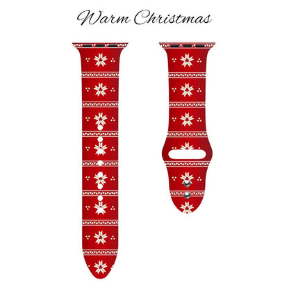 Christmas Silicone Apple Watch Bands - A-1 Thread Vault