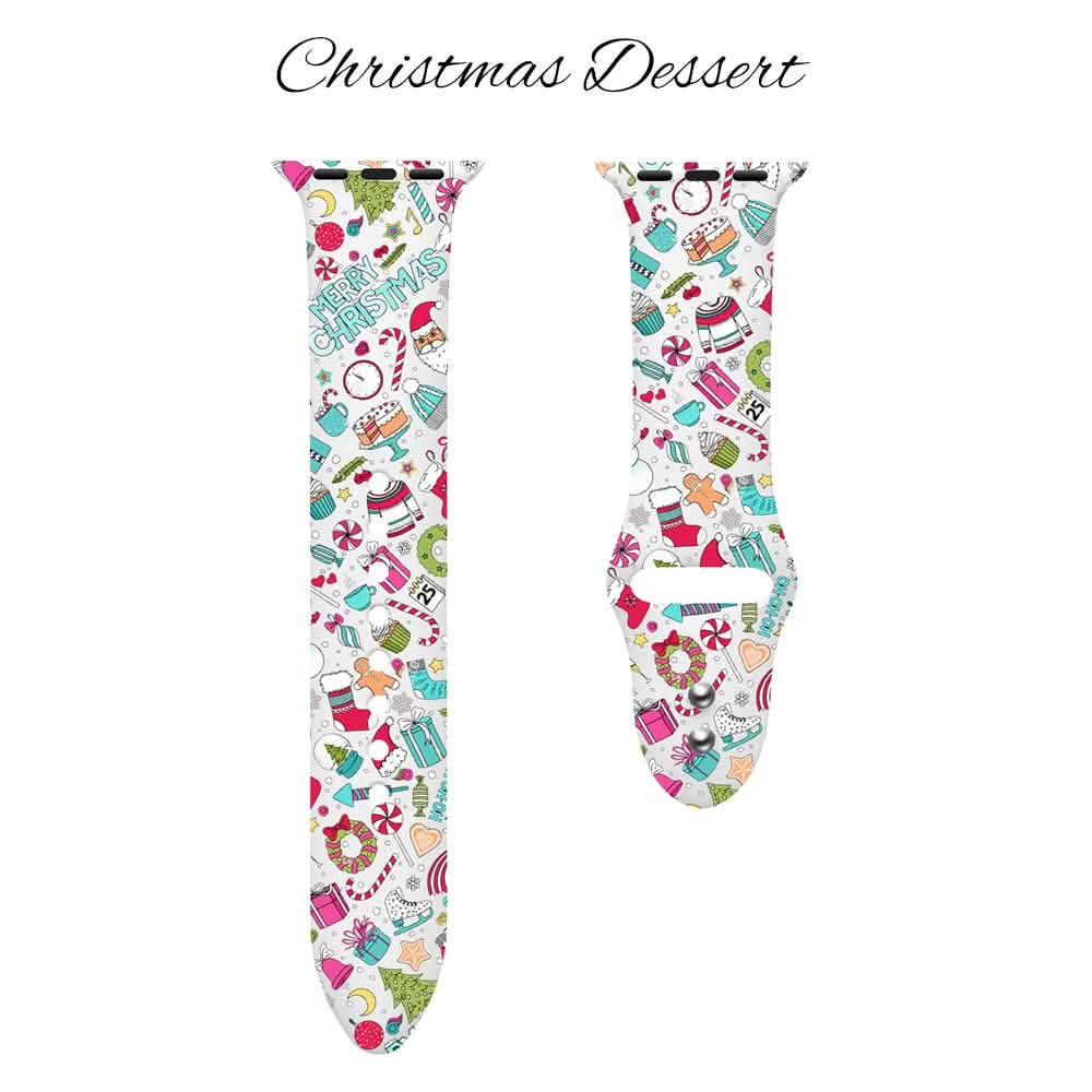 Christmas Silicone Apple Watch Bands - A-1 Thread Vault