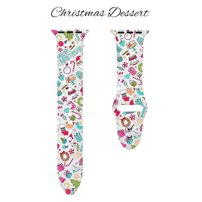 Christmas Silicone Apple Watch Bands - A-1 Thread Vault