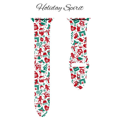 Christmas Silicone Apple Watch Bands - A-1 Thread Vault