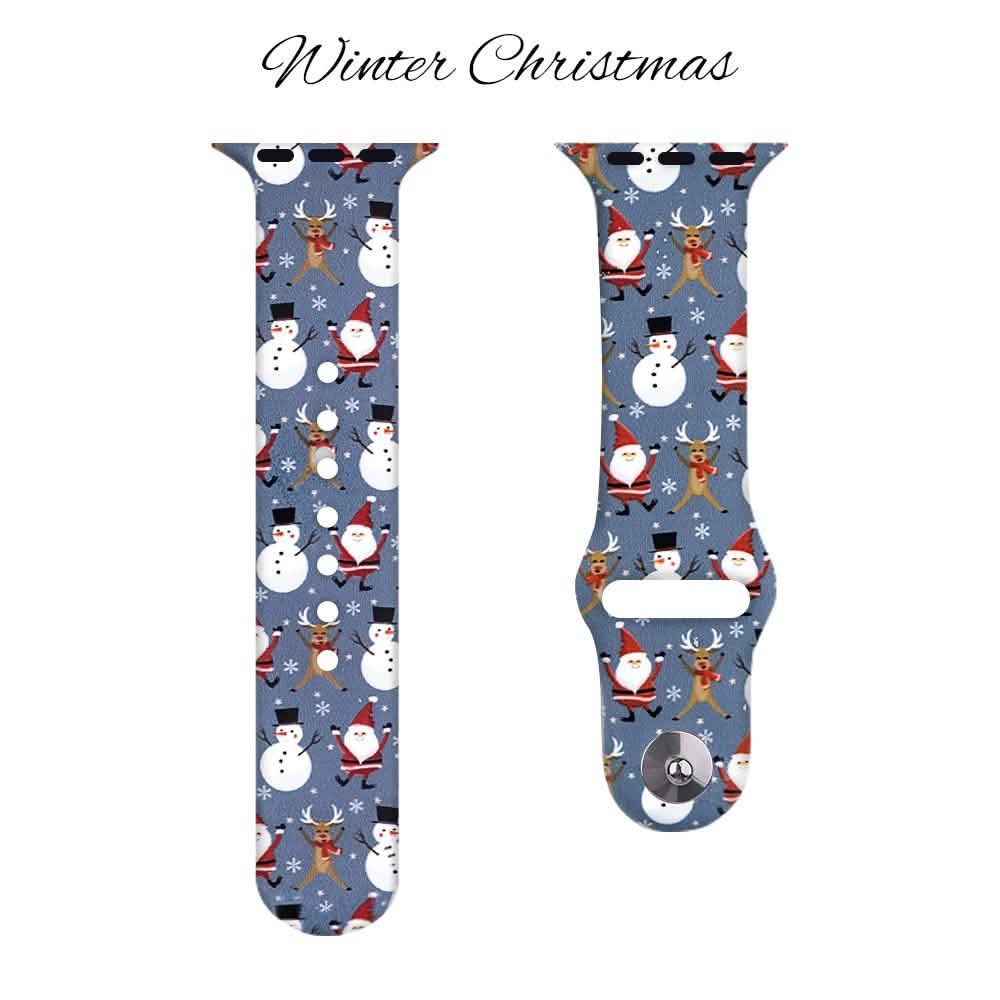 Christmas Silicone Apple Watch Bands - A-1 Thread Vault