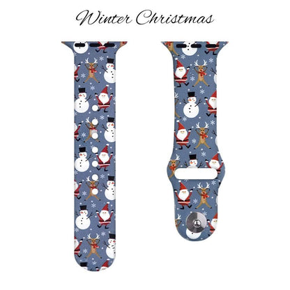 Christmas Silicone Apple Watch Bands - A-1 Thread Vault