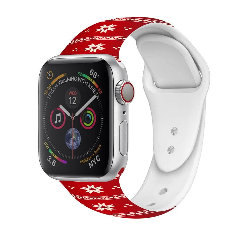Christmas Silicone Apple Watch Bands - A-1 Thread Vault