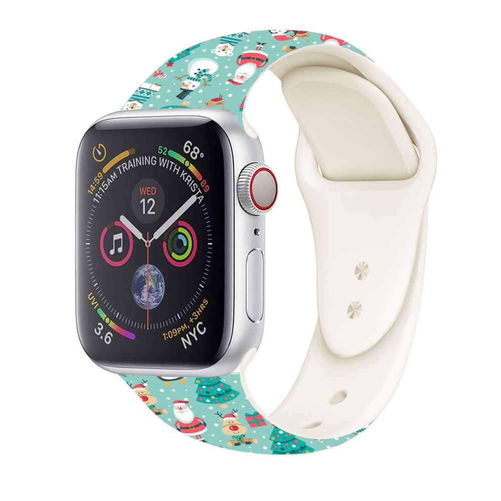 Christmas Silicone Apple Watch Bands - A-1 Thread Vault