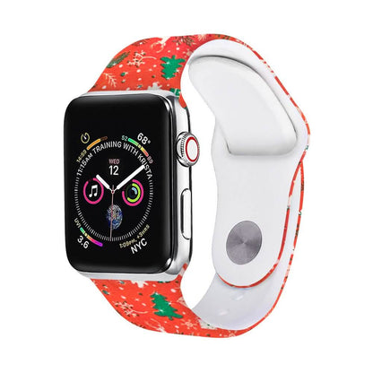 Christmas Silicone Apple Watch Bands - A-1 Thread Vault