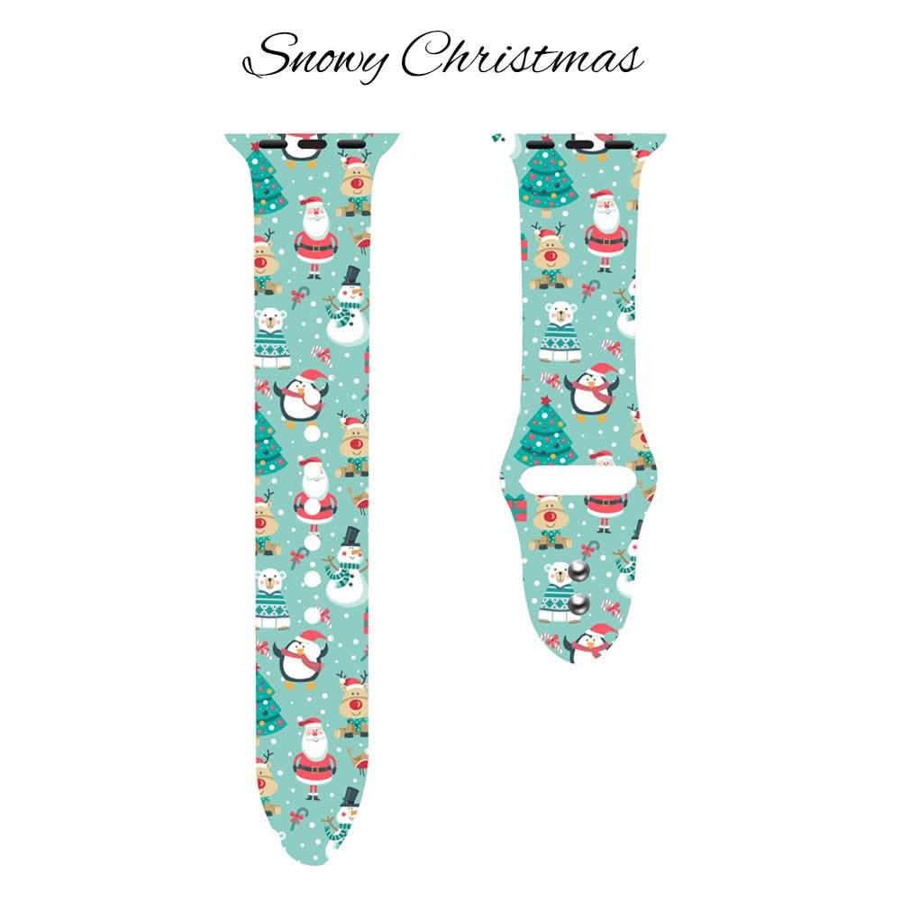Christmas Silicone Apple Watch Bands - A-1 Thread Vault