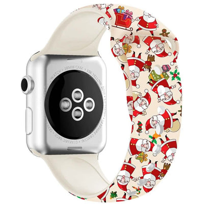 Christmas Silicone Apple Watch Bands - A-1 Thread Vault