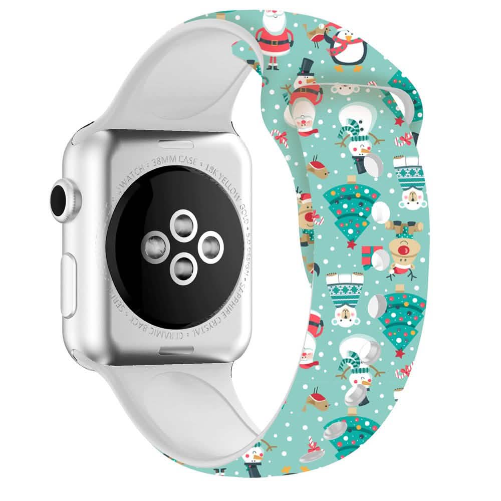 Christmas Silicone Apple Watch Bands - A-1 Thread Vault
