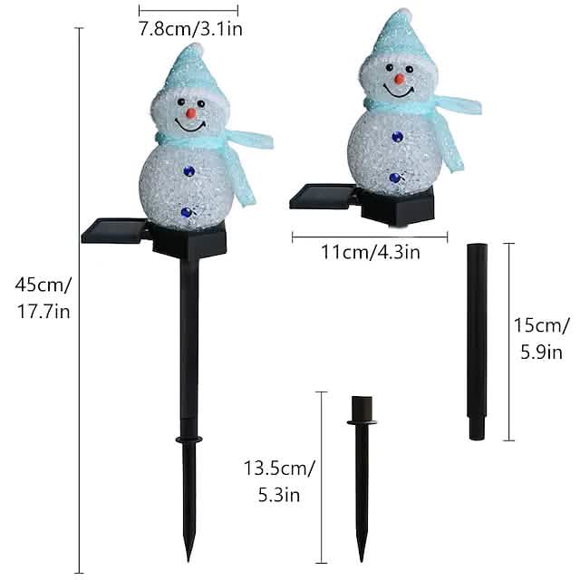 Christmas Snowman Light Solar - A-1 Thread Vault