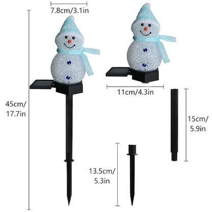 Christmas Snowman Light Solar - A-1 Thread Vault