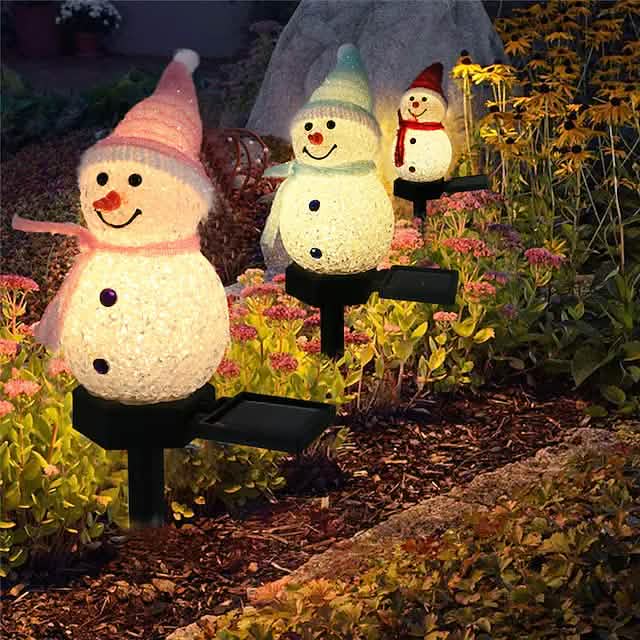 Christmas Snowman Light Solar - A-1 Thread Vault