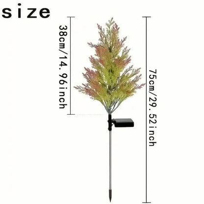 Christmas Solar Lawn Lamp, Garden Solar Light Tree - A-1 Thread Vault