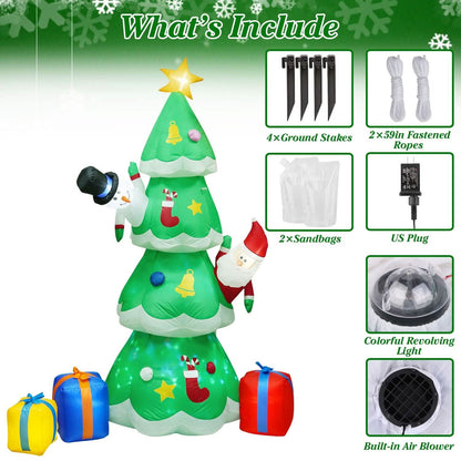 Christmas Tree Inflatable Decoration with LED Light Built-in Air Blower - A-1 Thread Vault