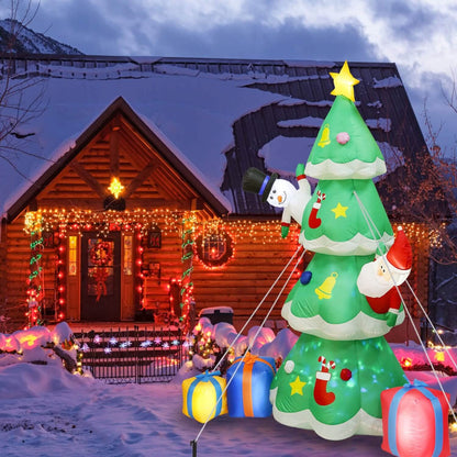 Christmas Tree Inflatable Decoration with LED Light Built-in Air Blower - A-1 Thread Vault