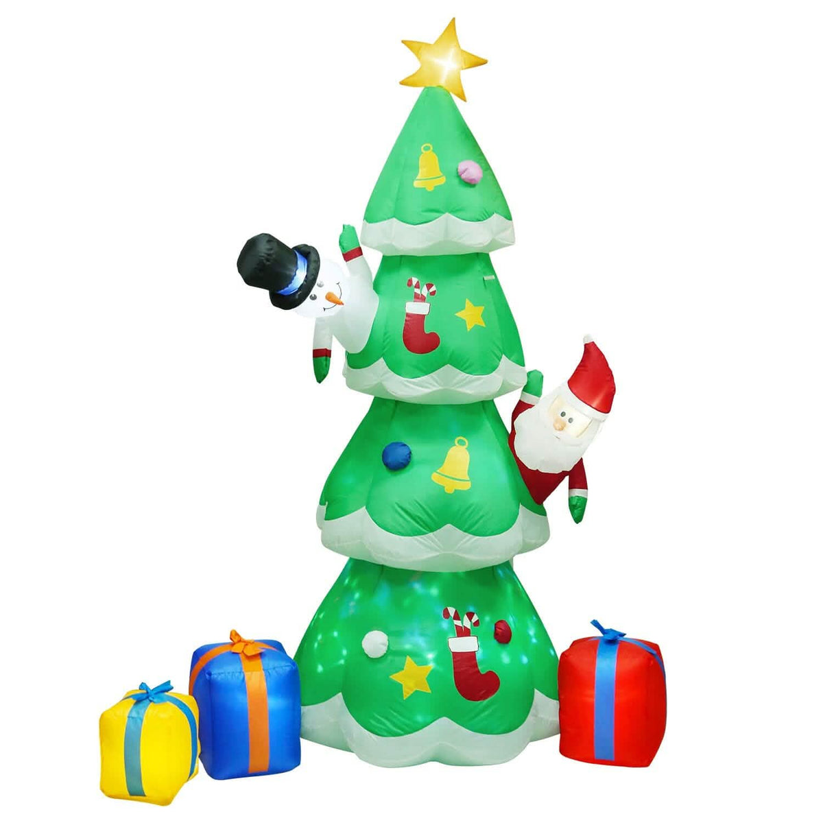 Christmas Tree Inflatable Decoration with LED Light Built-in Air Blower - A-1 Thread Vault
