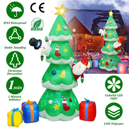 Christmas Tree Inflatable Decoration with LED Light Built-in Air Blower - A-1 Thread Vault