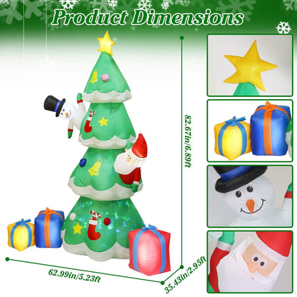 Christmas Tree Inflatable Decoration with LED Light Built-in Air Blower - A-1 Thread Vault