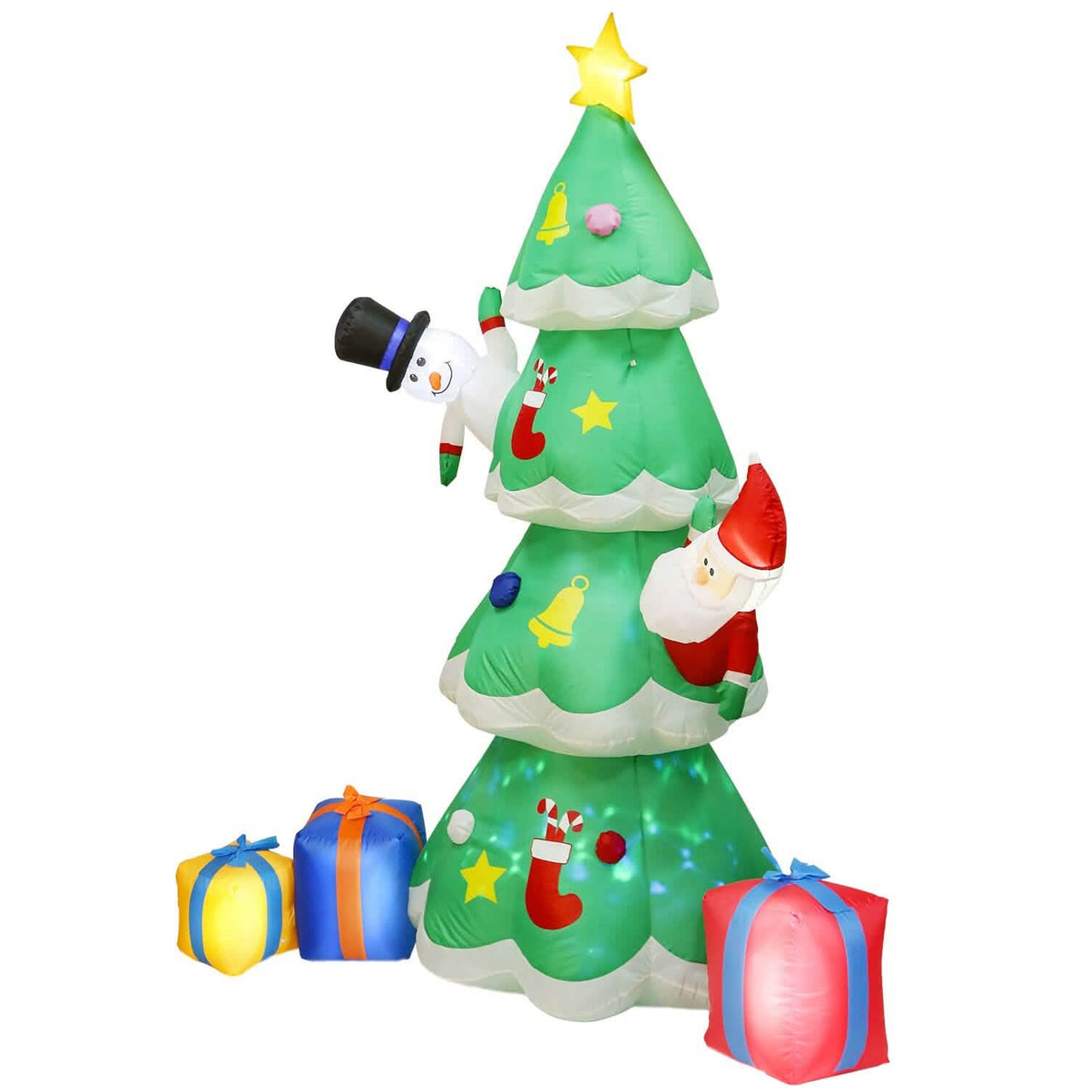 Christmas Tree Inflatable Decoration with LED Light Built-in Air Blower - A-1 Thread Vault