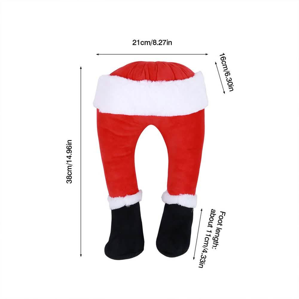 Christmas Tree Kicking Santa Legs - A-1 Thread Vault