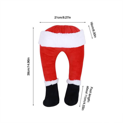 Christmas Tree Kicking Santa Legs - A-1 Thread Vault