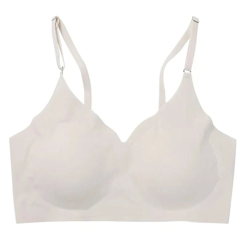 CINOON Seamless Bras for Woman Push Up Underwear Sleep Removable Padded Bralette One Piece Brassiere Wireless Comfort Intimate - A-1 Thread Vault