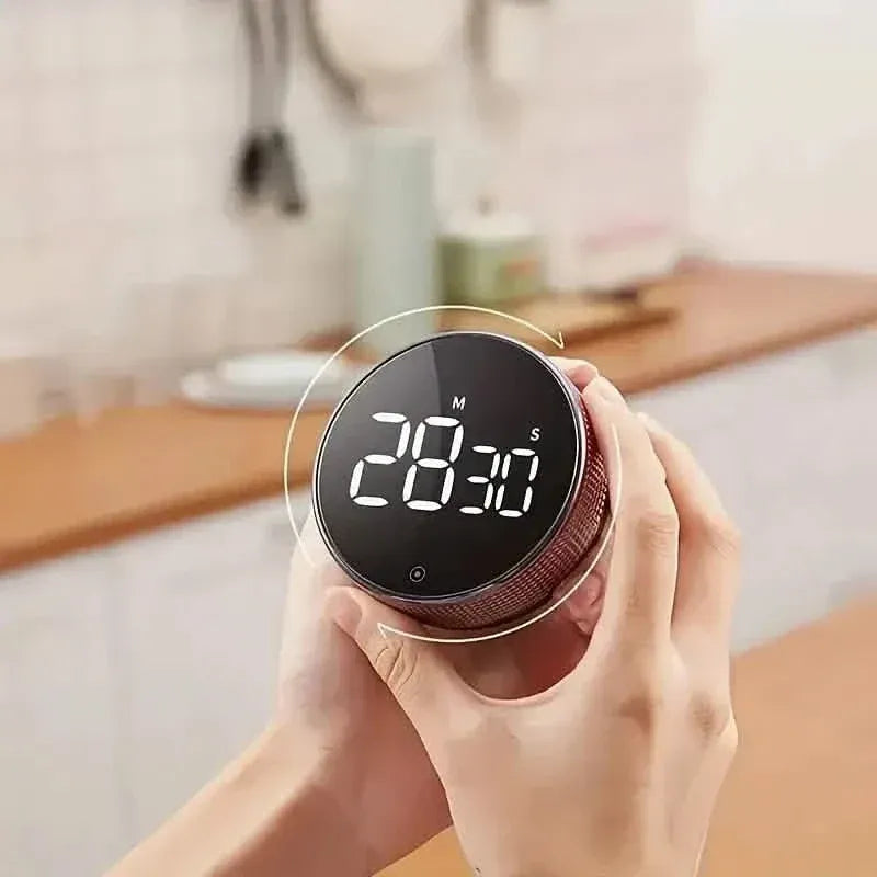 Circular Kitchen Timer - Battery Powered, ABS Material, ≤36V Operating Voltage, 0.01 Accuracy, No Laser Function - A-1 Thread Vault