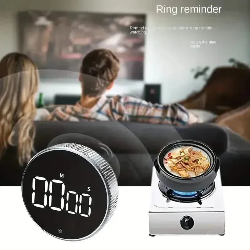 Circular Kitchen Timer - Battery Powered, ABS Material, ≤36V Operating Voltage, 0.01 Accuracy, No Laser Function - A-1 Thread Vault