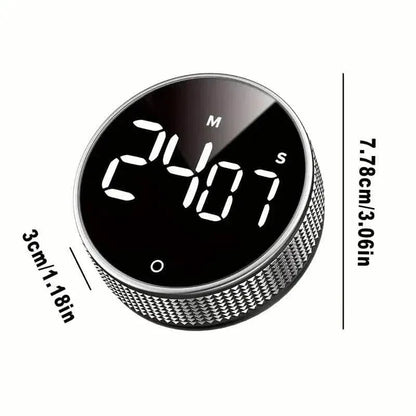 Circular Kitchen Timer - Battery Powered, ABS Material, ≤36V Operating Voltage, 0.01 Accuracy, No Laser Function - A-1 Thread Vault