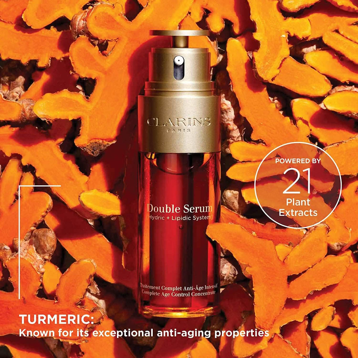 Clarins Double Serum Anti-Aging | Visibly Firms 1.6 Fl Oz - A-1 Thread Vault