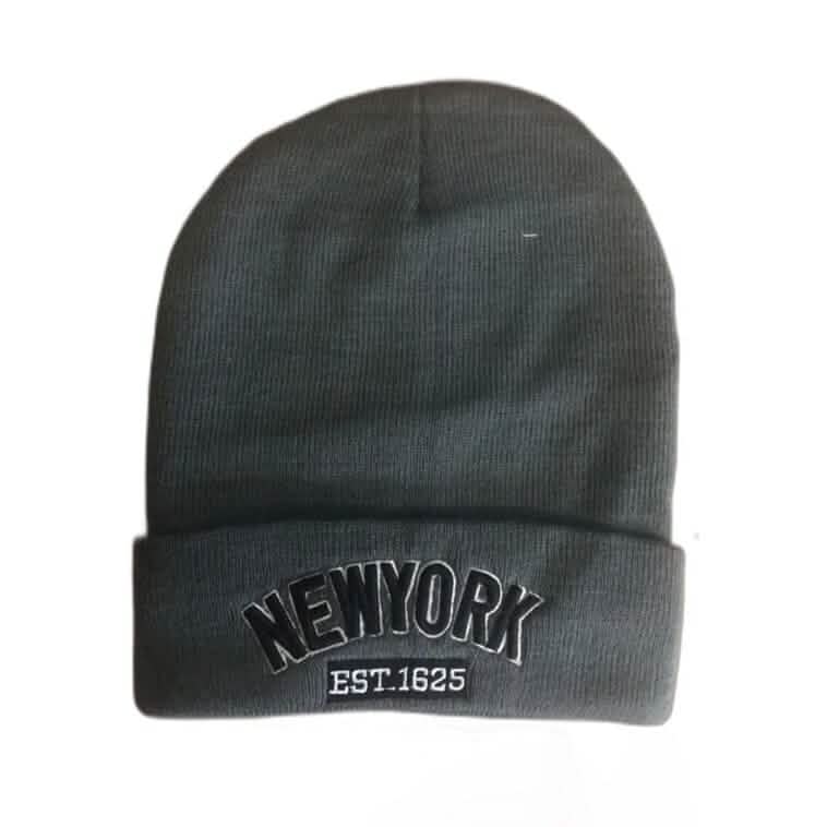 Classic NY Winter Hat Beanies with Thick Fur - A-1 Thread Vault