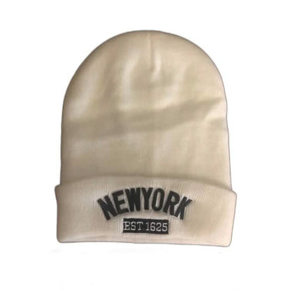 Classic NY Winter Hat Beanies with Thick Fur - A-1 Thread Vault