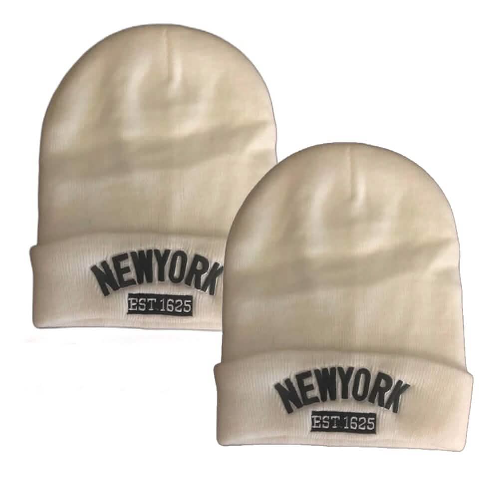 Classic NY Winter Hat Beanies with Thick Fur - A-1 Thread Vault