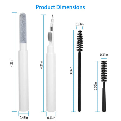 Cleaning Kit For Airpods, Charging Case, Camera, Phone Cleaner Pen Long and Short Fluff Brush - A-1 Thread Vault