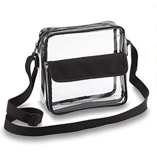Clear Crossbody Messenger Shoulder Bag - A-1 Thread Vault