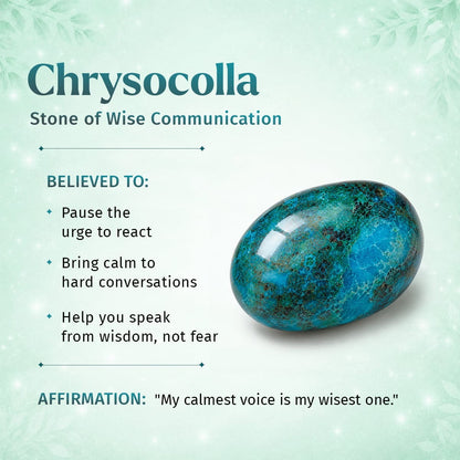 Cleopatra’s Wise Stone - Rare Peruvian Chrysocolla Bracelet - A-1 Thread Vault