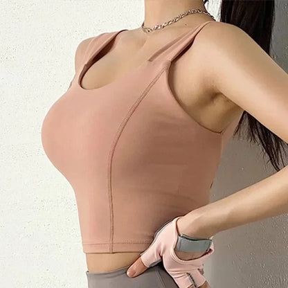 Cloud Hide Black Sports Bra Women Fitness HOT Girl Underwear Push Up Yoga Crop Top Bras Solid Athletic Vest Gym Shirt Sportswear - A-1 Thread Vault