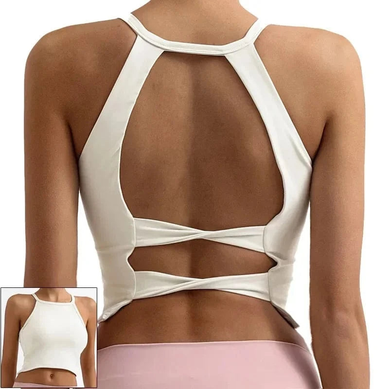 Cloud Hide Black Sports Bra Women Fitness HOT Girl Underwear Push Up Yoga Crop Top Bras Solid Athletic Vest Gym Shirt Sportswear - A-1 Thread Vault