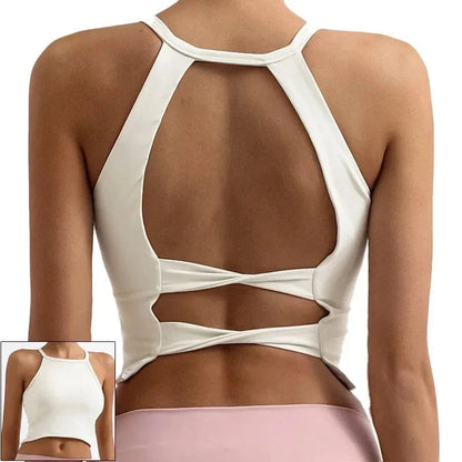 Cloud Hide Black Sports Bra Women Fitness HOT Girl Underwear Push Up Yoga Crop Top Bras Solid Athletic Vest Gym Shirt Sportswear - A-1 Thread Vault