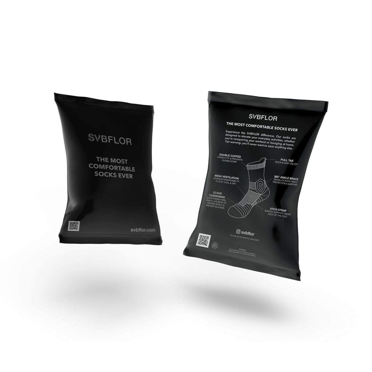 CloudFusion™ Athletic Cushioned Crew Socks - A-1 Thread Vault
