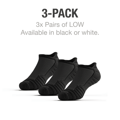 CloudFusion™ Athletic Cushioned Low Socks - A-1 Thread Vault