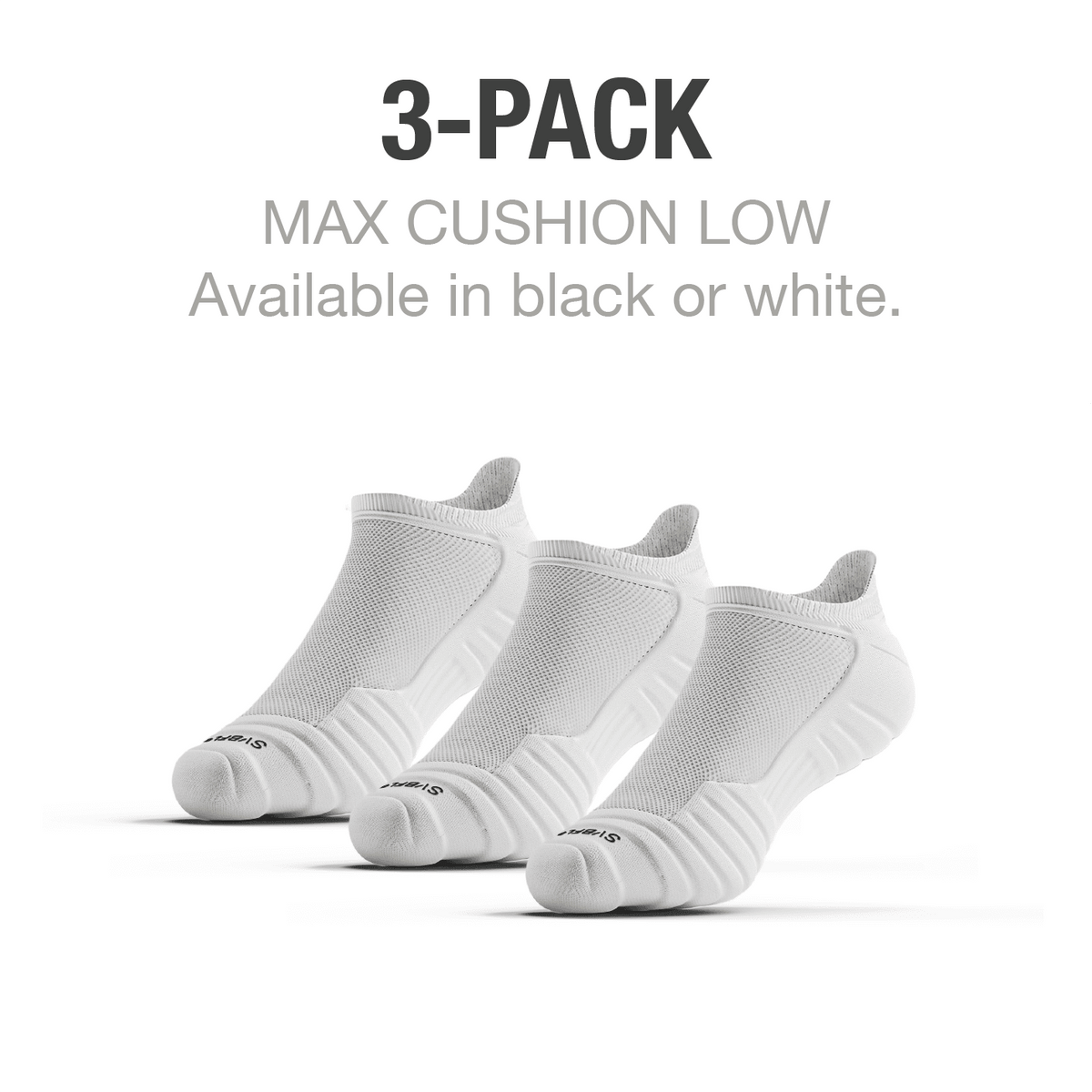 CloudFusion™ Athletic Cushioned Low Socks - A-1 Thread Vault