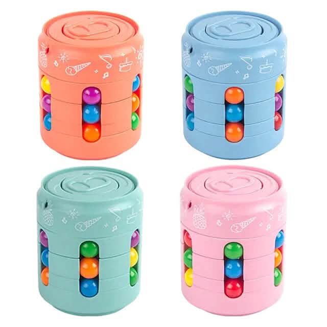 Coke Rubik's Cube Fingertip Rotating Roller Toy - A-1 Thread Vault